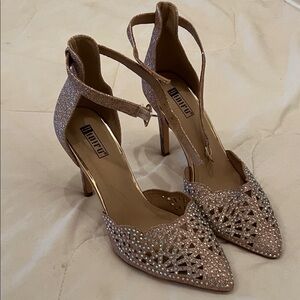 IDIFU Sparkling Beige Heels